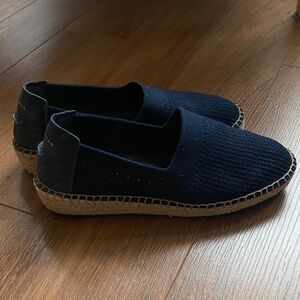 Cole Haan Dark Blue Knit Loafers